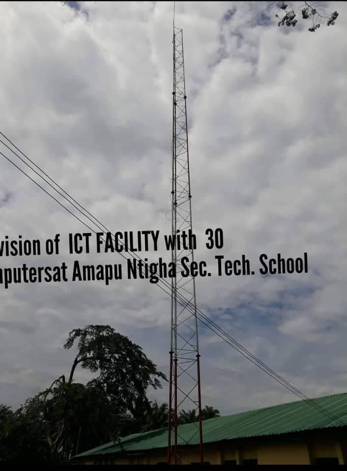ICT facility with 30 computers, Amapu Ntigha Secondary Technical School